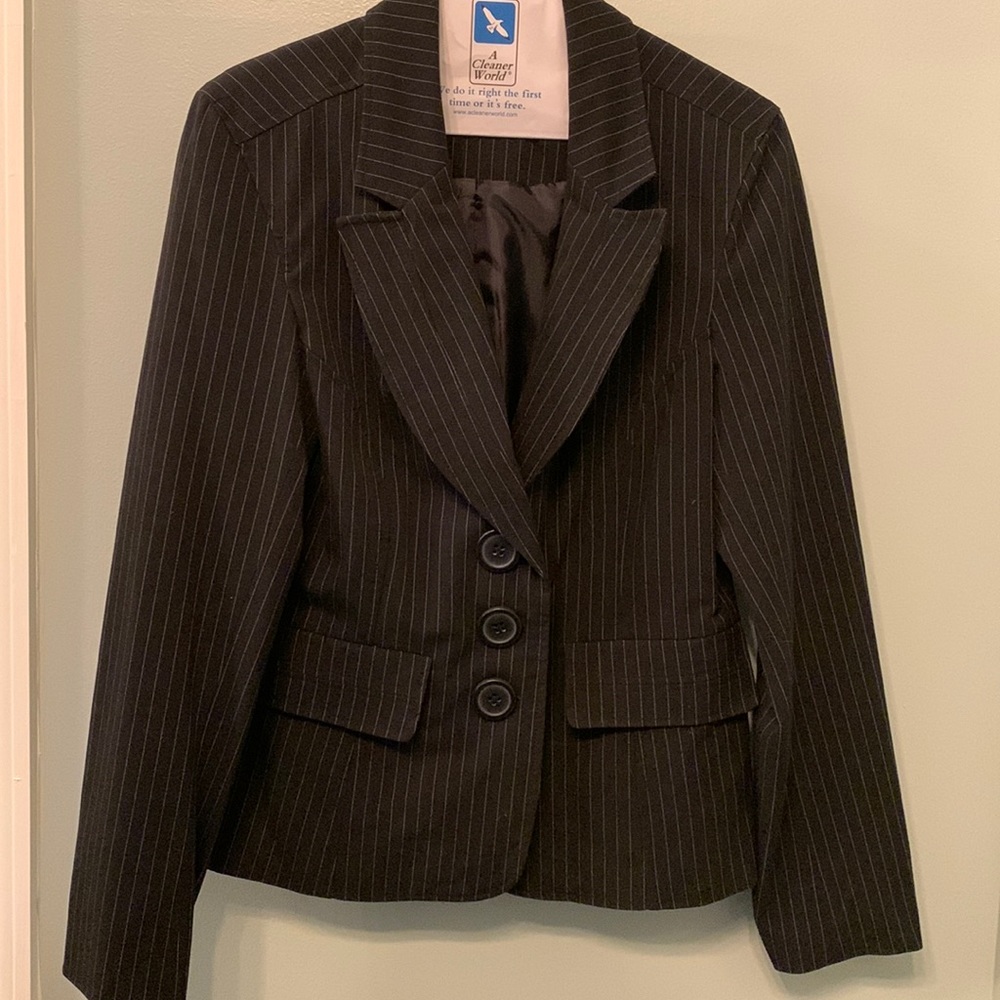 Pinstripe Blazer